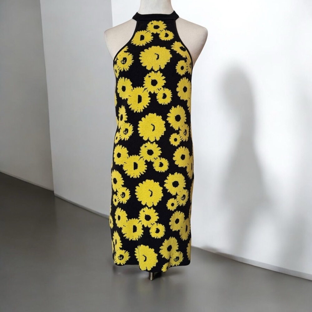 URBAN OUTFITTERS Sunflower Halter Neck Dress SIZE MEDIUM